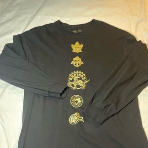 OVO Raptors night MERCH oversized long sleeve t-shirt